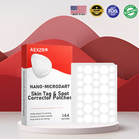 ✨AEXZR® Nano-Microdart Patches – 🌿Dual-Release Tech, Painless Tag Removal🩹