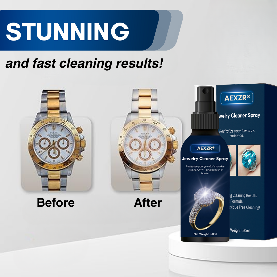 🏆✨Jewelry Cleaner Spray🌟 - Instant Brilliance Restoration with 12-Month Shine Protection💎