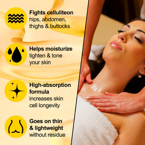 🏆Anti‑Cellulite Massage Oil – 🌿Firm, Smooth & Sculpt Your Skin✨