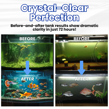 🐟AEXZR® Max-Power Aquarium Purification Tablet – ✨Creates Self-Cleaning Ecosystem✅