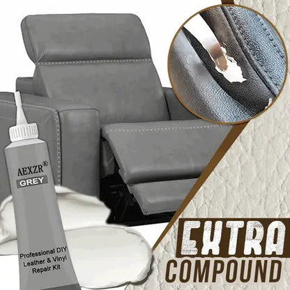 💡 AEXZR® Advanced Leather Repair Gel – ✨Effortless DIY, Erases Holes & Scratches✨