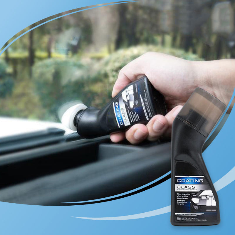 ❄️Anti-Fog Car Glass Coating –✨ Crystal Clear View, Stays Fog-Free for Weeks🧽