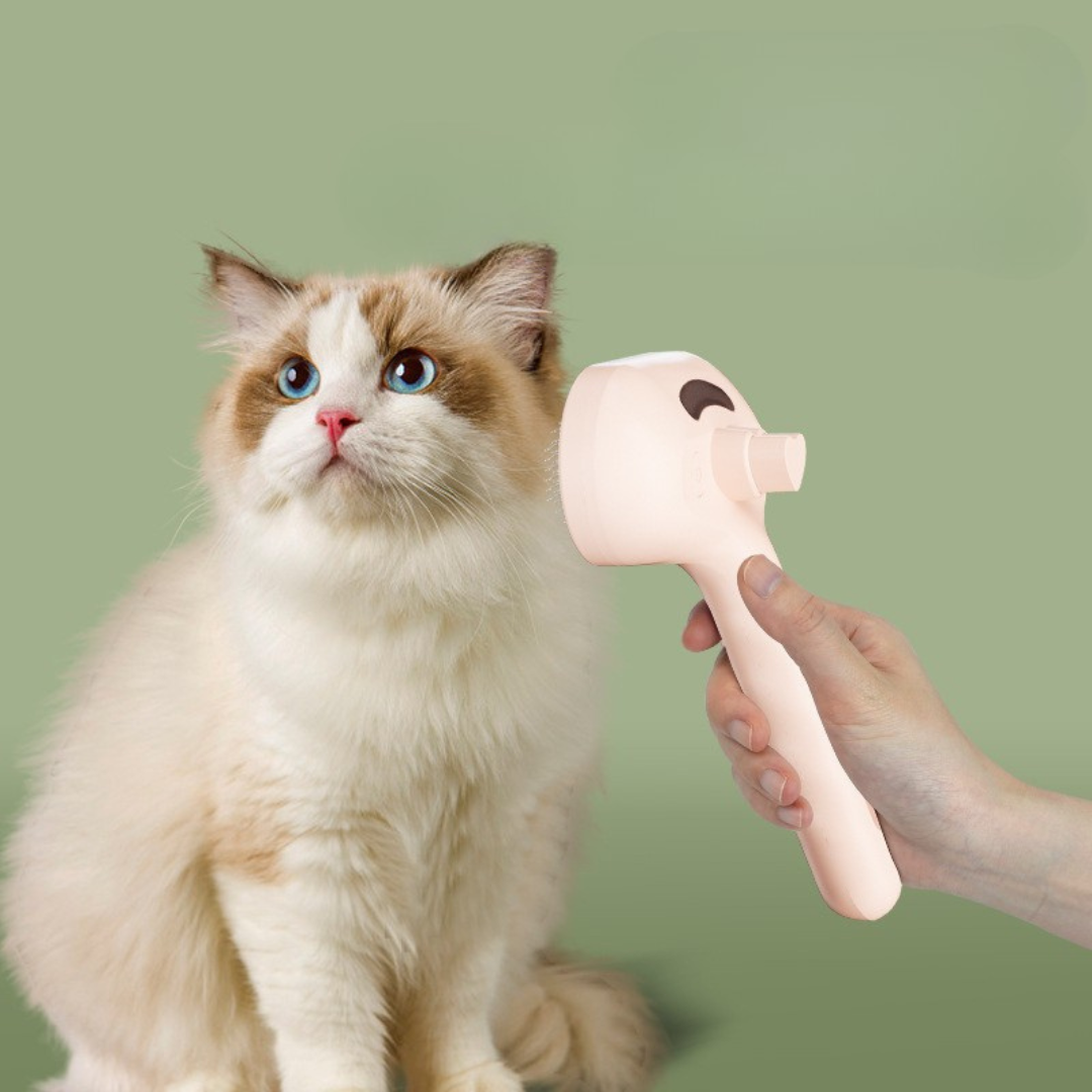 💨 Steam Grooming Brush—🐕Reduce Shedding & Detangle – Gentle for Sensitive Skin✨
