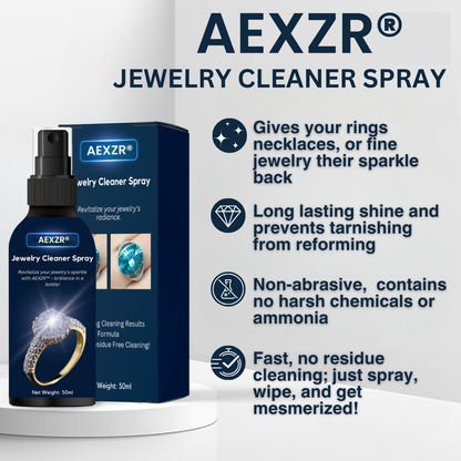🏆✨Jewelry Cleaner Spray🌟 - Instant Brilliance Restoration with 12-Month Shine Protection💎