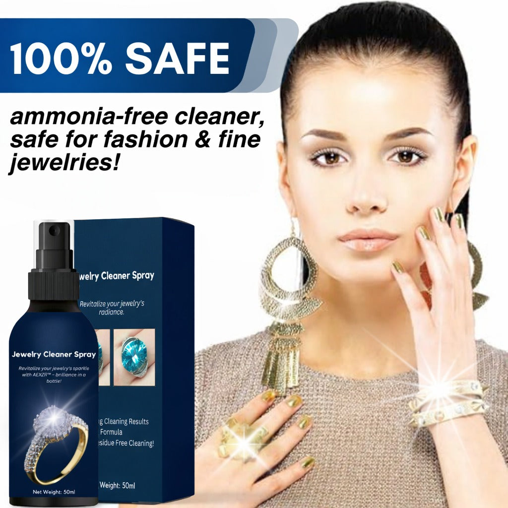🏆✨Jewelry Cleaner Spray🌟 - Instant Brilliance Restoration with 12-Month Shine Protection💎