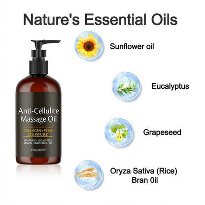 🏆Anti‑Cellulite Massage Oil – 🌿Firm, Smooth & Sculpt Your Skin✨