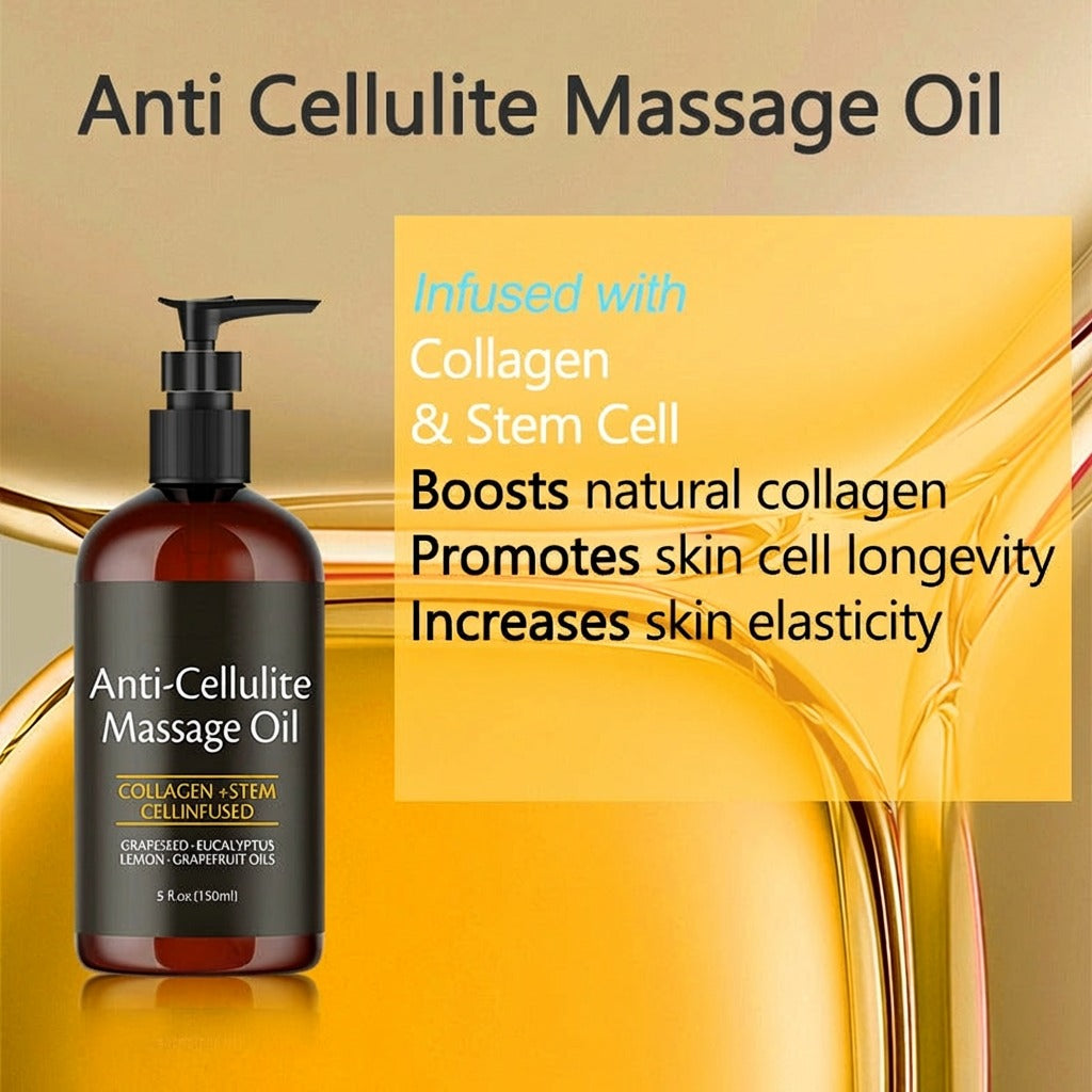 🏆Anti‑Cellulite Massage Oil – 🌿Firm, Smooth & Sculpt Your Skin✨