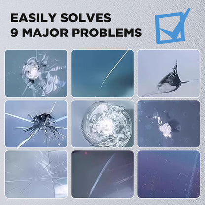 ✨ Professional Glass Repair Kit —🚗 Invisible Windshield Crack & Chip Fixer🛡️