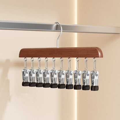 🏆360° Swivel Multi-Hook Wardrobe Organizer — ✨Strong Hold & No-Drill Easy Install✅